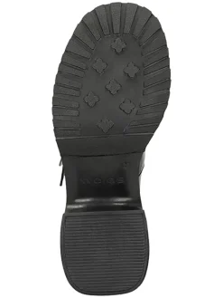 Leder-Pumps in Schwarz