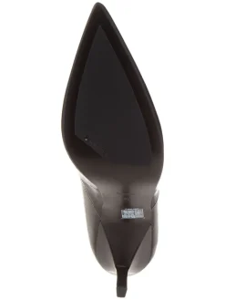 Leder-Pumps in Schwarz