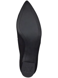 Leder-Pumps in Schwarz