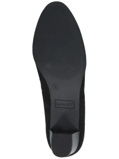 Leder-Pumps in Schwarz