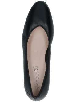 Leder-Pumps in Schwarz