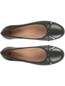 Leder-Pumps in Schwarz