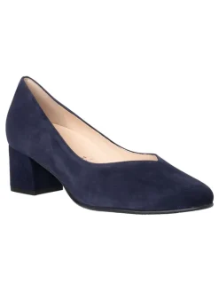 Leder-Pumps "Ravenna" in Dunkelblau