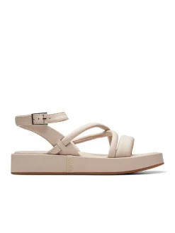 Leder-Sandalen "Alda Cross" in Rosa
