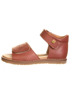 Leder-Sandalen "Atenas" in Hellbraun