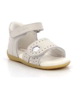 Leder-Sandalen "Bigkratch" in Weiß