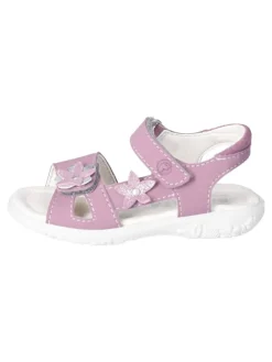 Leder-Sandalen "Carola" in Lila