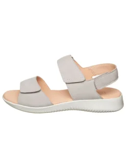 Leder-Sandalen "Fantastic" in Grau
