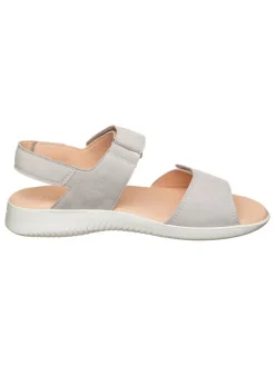 Leder-Sandalen "Fantastic" in Grau