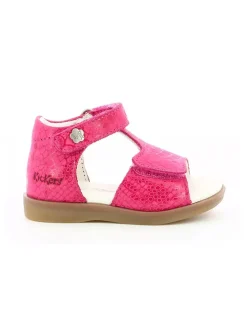 Leder-Sandalen "Giusticia" in Pink