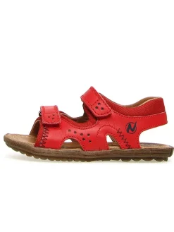 Leder-Sandalen "Himmel" in Rot