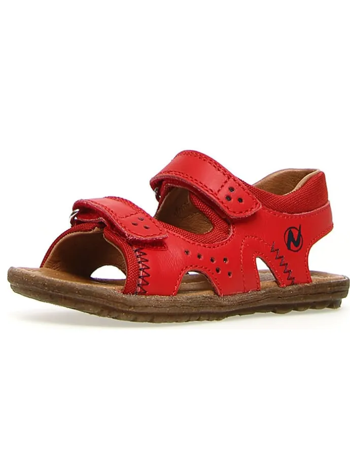 Leder-Sandalen "Himmel" in Rot