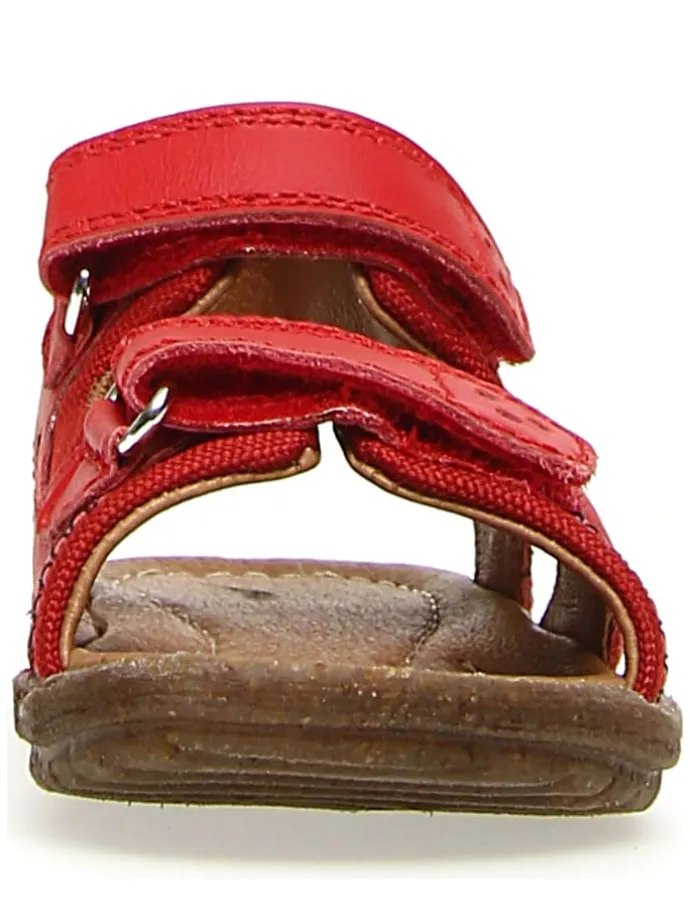 Leder-Sandalen "Himmel" in Rot