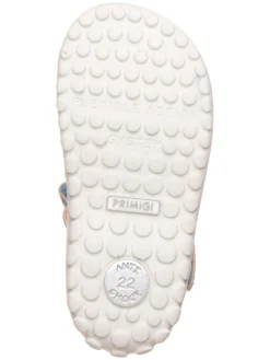 Leder-Sandalen in Blau