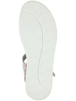 Leder-Sandalen in Bunt