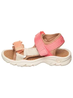 Leder-Sandalen in Pink