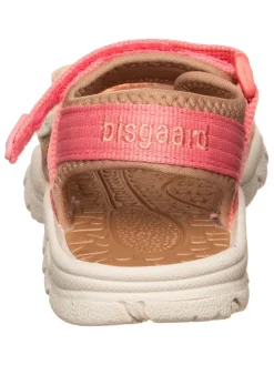 Leder-Sandalen in Pink