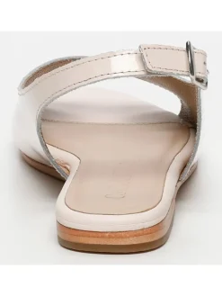 Leder-Sandalen in Rosa