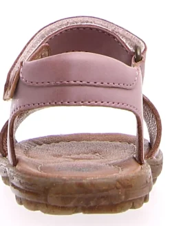 Leder-Sandalen in Rosa