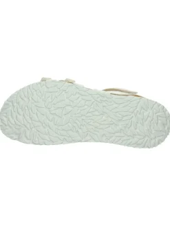 Leder-Sandalen in Weiß