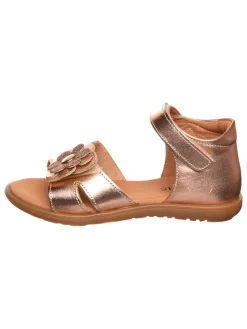 Leder-Sandalen "Kmins" in Gold