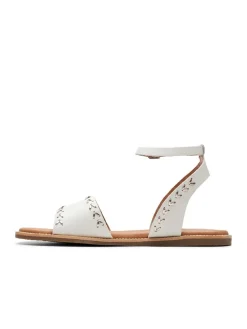 Leder-Sandalen "Maritime May" in Weiß