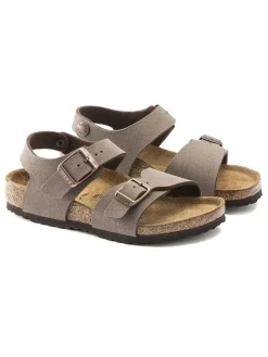 Leder-Sandalen "New York" in Beige