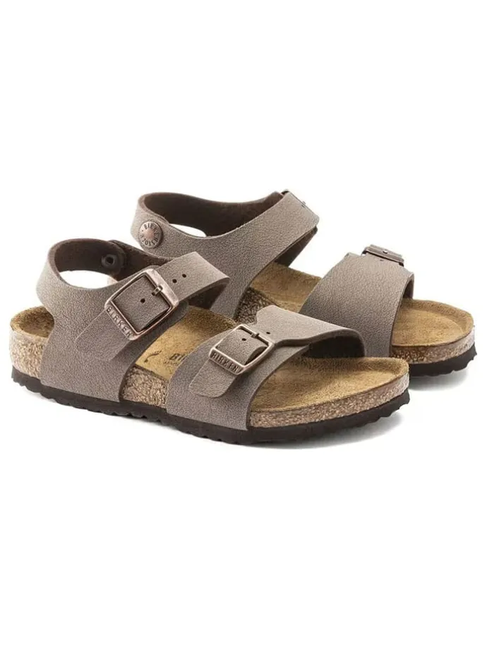 Leder-Sandalen "New York" in Beige