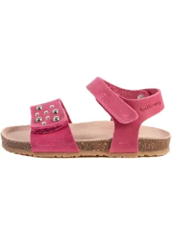 Leder-Sandalen "Rosso" in Pink