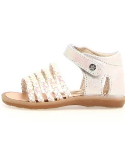 Leder-Sandalen "Rubino" in Rosa