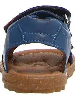 Leder-Sandalen "Skyline" in Blau