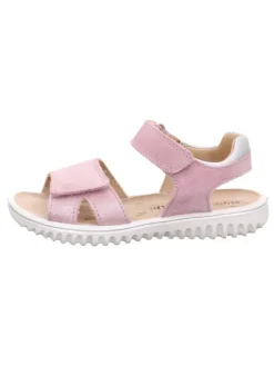 Leder-Sandalen "Sparkle" in Rosa