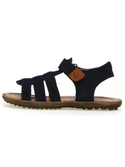 Leder-Sandalen "Summer Bands" in Dunkelblau