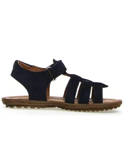 Leder-Sandalen "Summer Bands" in Dunkelblau