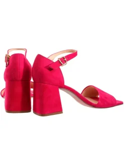 Leder-Sandaletten "Beatrice" in Pink