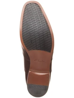 Leder-Schnürschuhe ''Gilmore Wing'' in Dunkelbraun