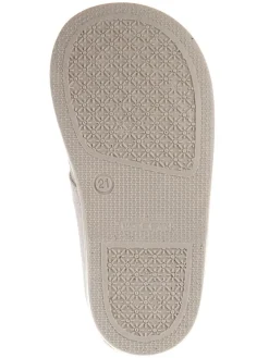 Leder-Schnürschuhe in Beige