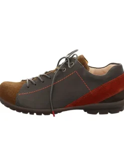 Leder-Schnürschuhe in Bunt