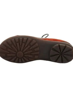 Leder-Schnürschuhe in Bunt