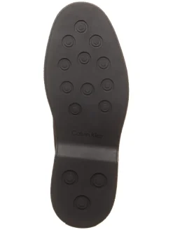 Leder-Schnürschuhe in Schwarz