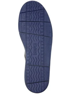 Leder-Schnürschuhe in Schwarz