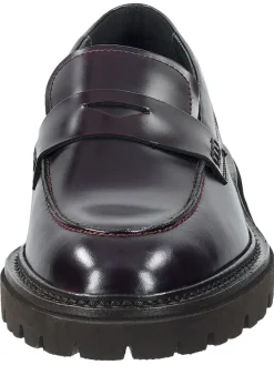 Leder-Schnürschuhe "Ivyhill" in Bordeaux