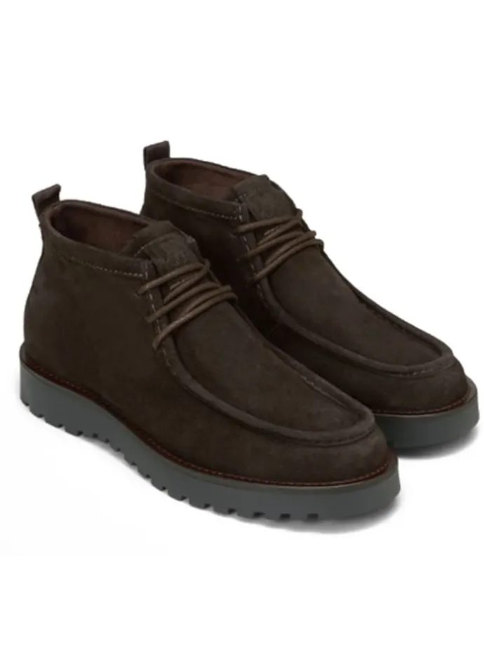 Leder-Schnürschuhe "Jack" in Braun