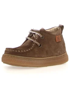 Leder-Schnürschuhe "Kasden" in Dunkelbraun