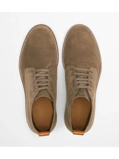 Leder-Schnürschuhe "Linus" in Hellbraun