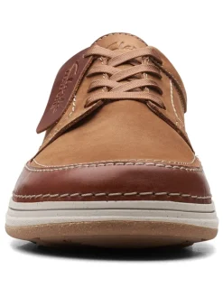 Leder-Schnürschuhe ''Nature 5 Lo'' in Hellbraun