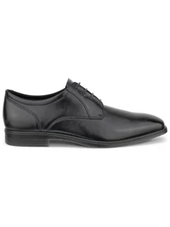 Leder-Schnürschuhe "Queenstown Derby" in Schwarz