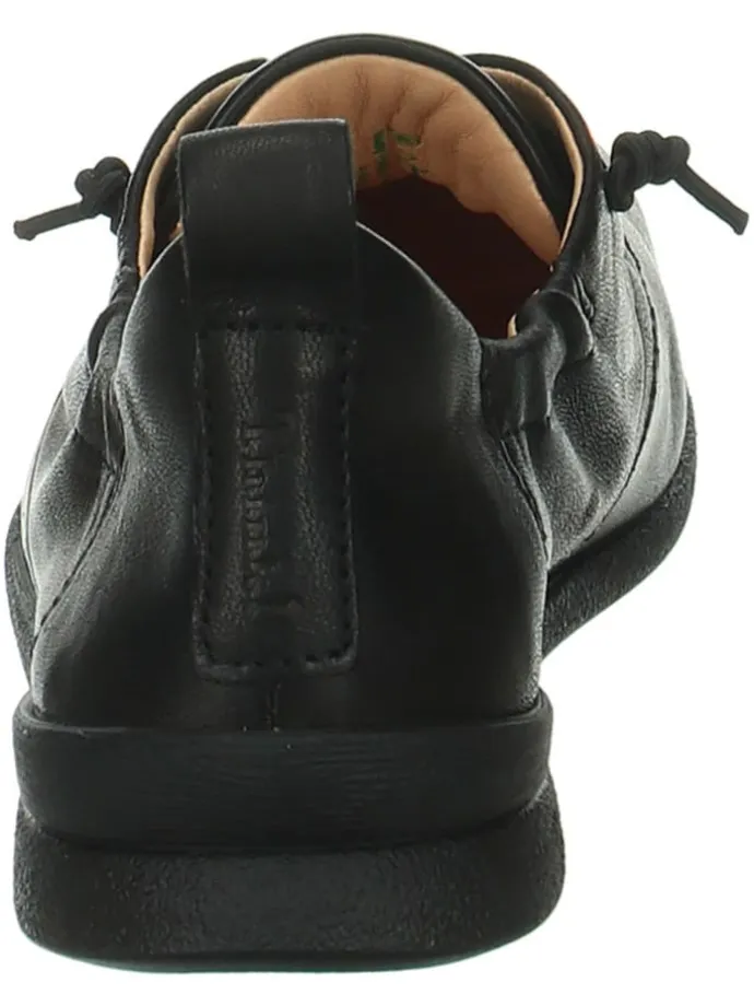 Leder-Schnürschuhe "Spuat" in Creme