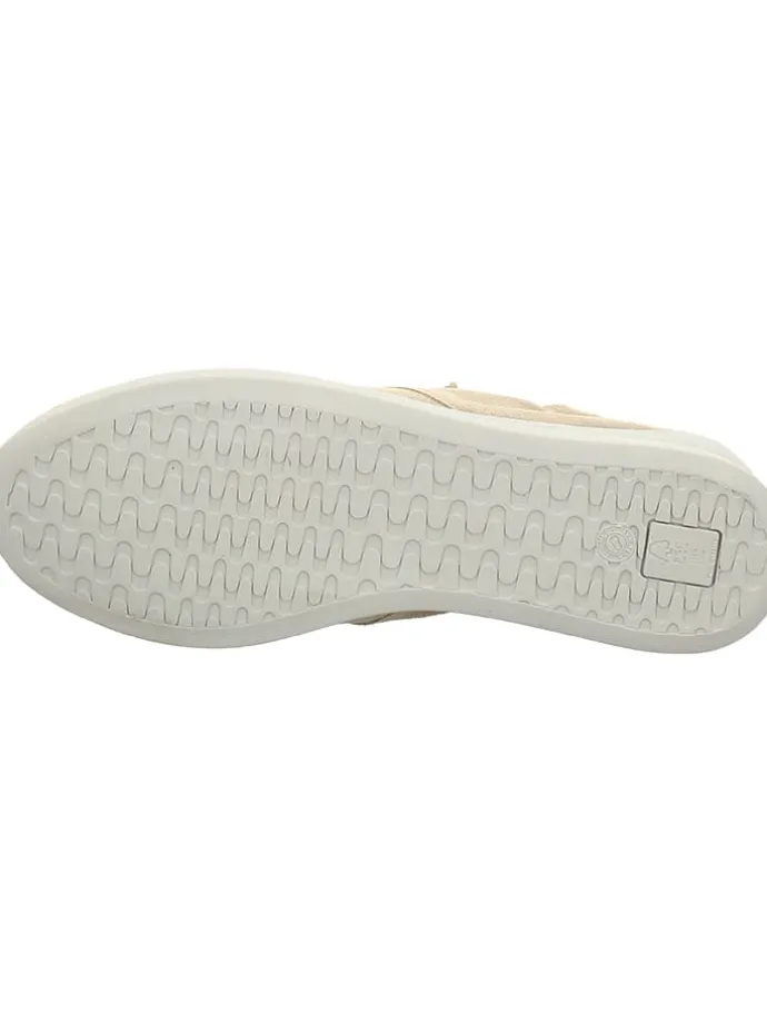 Leder-Schnürschuhe "Spuat" in Creme