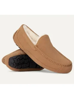 Leder-Slipper 